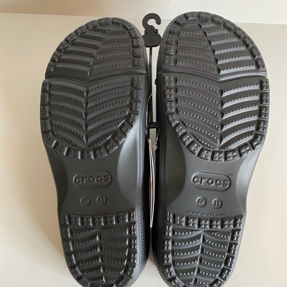 Crocs Slides Black M11 W13 - Picture 4 of 5